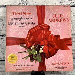 Julie Andrews w/ André Previn - Your Favorite Christmas Carols‎ Vol 5 [LP 1966]